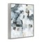Stupell Industries Grey & White Abstract Pattern Framed Giclee Wall Art Design by Melissa Wang